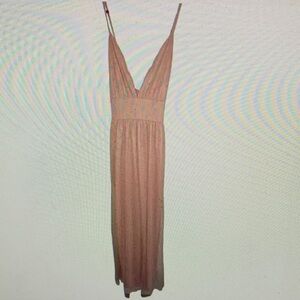 Chic Blush Maxi Dress